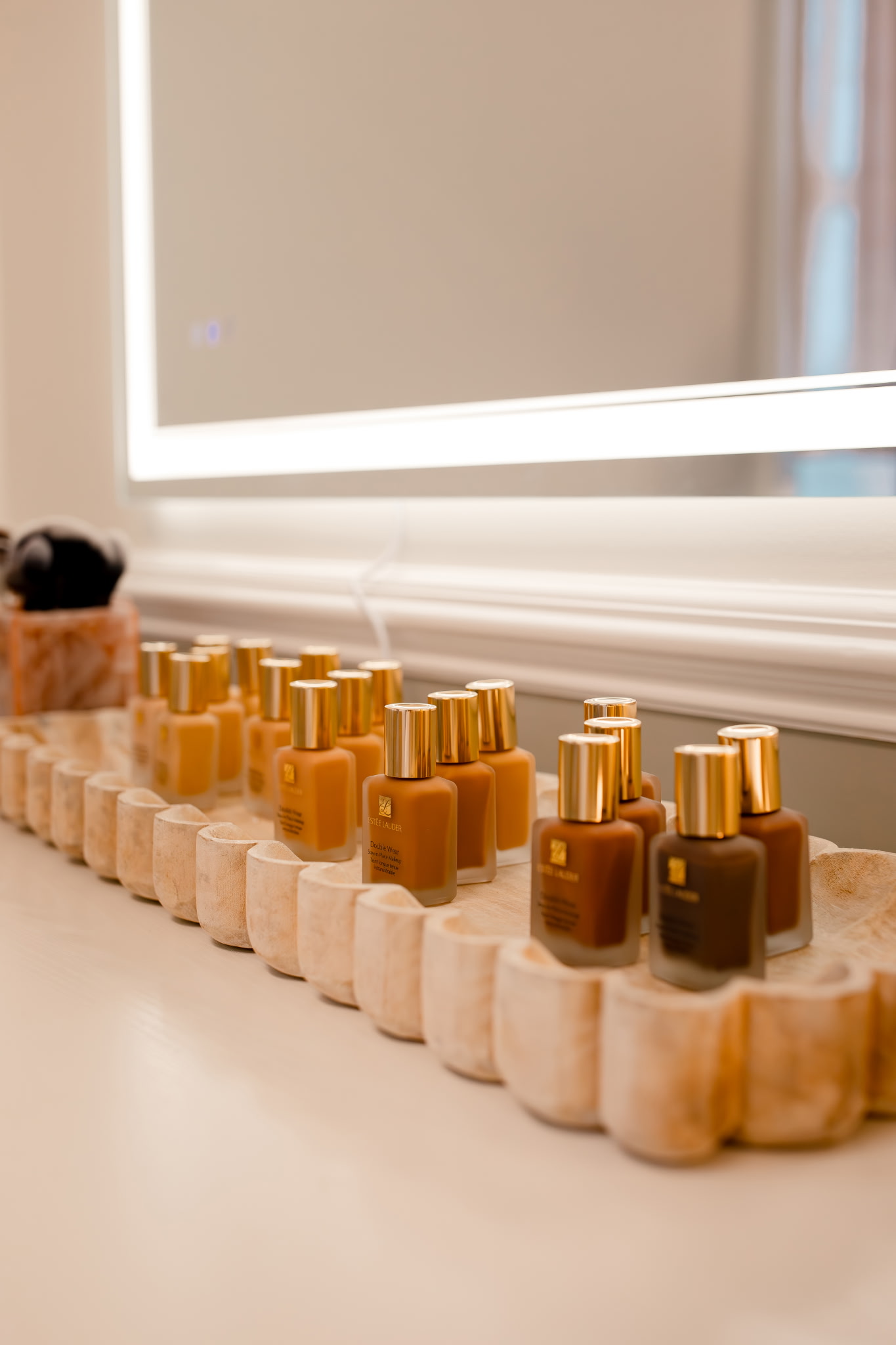 A styled view from inside The Garden Spa